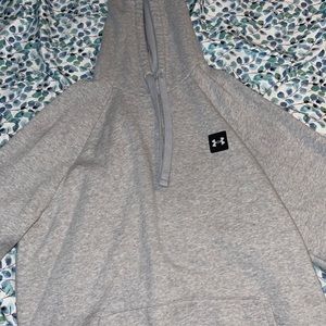 Under Armour Light Grey Hoodie Size Mens Medium